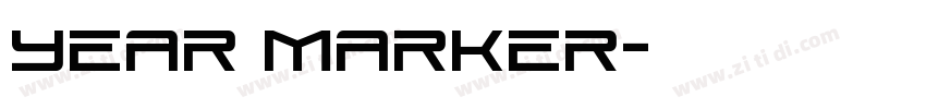 Year Marker字体转换